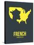 French America Poster 2-NaxArt-Stretched Canvas