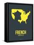 French America Poster 2-NaxArt-Framed Stretched Canvas