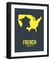 French America Poster 2-NaxArt-Framed Art Print