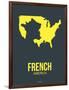 French America Poster 2-NaxArt-Framed Art Print