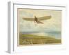 French-American Aviator John Moisant Flies Paris-London in His Bleriot Monoplane-null-Framed Art Print