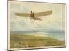 French-American Aviator John Moisant Flies Paris-London in His Bleriot Monoplane-null-Mounted Art Print