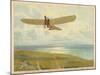 French-American Aviator John Moisant Flies Paris-London in His Bleriot Monoplane-null-Mounted Art Print