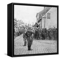 French and Belgian Troops, Flanders, C1917-null-Framed Stretched Canvas