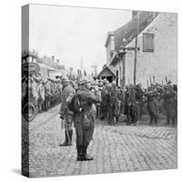 French and Belgian Troops, Flanders, C1917-null-Stretched Canvas