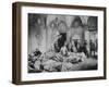 French and German Wounded in a Chateau in France, World War I, 1915-null-Framed Giclee Print