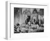 French and German Wounded in a Chateau in France, World War I, 1915-null-Framed Giclee Print