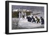 French and Indian Attack on Schenectady, New York during the Winter of 1689-1690-null-Framed Giclee Print