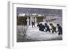 French and Indian Attack on Schenectady, New York during the Winter of 1689-1690-null-Framed Giclee Print