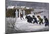 French and Indian Attack on Schenectady, New York during the Winter of 1689-1690-null-Mounted Giclee Print