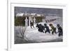 French and Indian Attack on Schenectady, New York during the Winter of 1689-1690-null-Framed Giclee Print