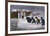 French and Indian Attack on Schenectady, New York during the Winter of 1689-1690-null-Framed Giclee Print