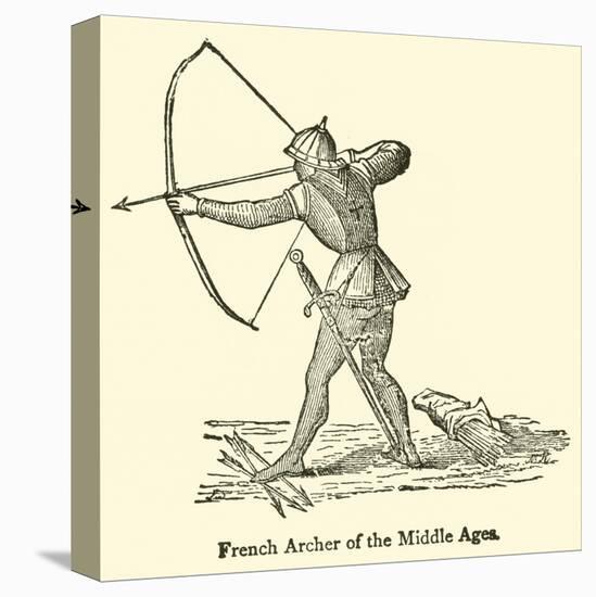 French Archer of the Middle Ages-null-Stretched Canvas