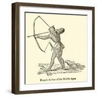 French Archer of the Middle Ages-null-Framed Giclee Print