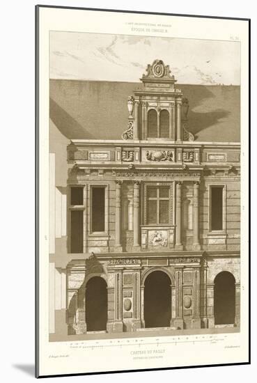French Architecture I-Eugene Rouyer-Mounted Art Print