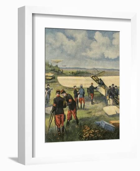 French Army Aircraft-null-Framed Art Print