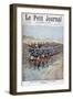 French Army Bicycle Corps in a Square on Manoeuvres, France, 1897-Henri Meyer-Framed Giclee Print