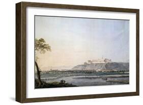 French Army Crosses Scrivia, Painting by Giuseppe Pietro Bagetti-null-Framed Giclee Print