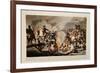 French Army Crossing the Berezina in November 1812, 1813-John Hassell-Framed Giclee Print