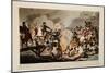 French Army Crossing the Berezina in November 1812, 1813-John Hassell-Mounted Giclee Print