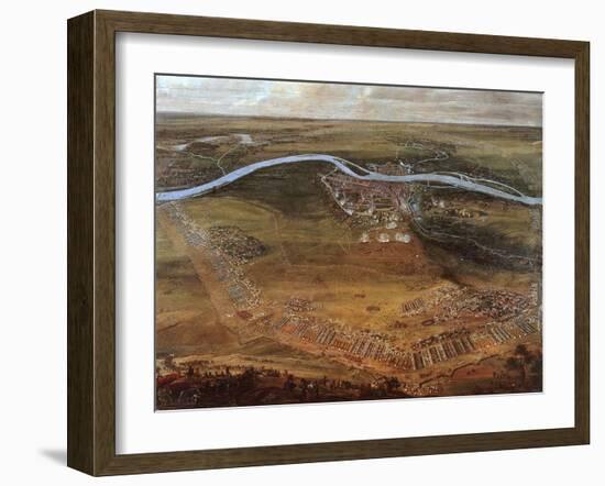 French Army Encampment at the Siege of Maastricht, 29 June 1673-Jean Paul-Framed Giclee Print