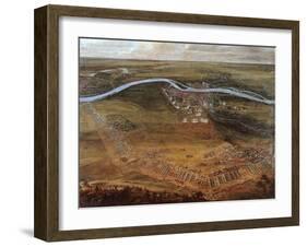 French Army Encampment at the Siege of Maastricht, 29 June 1673-Jean Paul-Framed Giclee Print