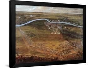 French Army Encampment at the Siege of Maastricht, 29 June 1673-Jean Paul-Framed Giclee Print