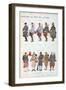 French Army Uniforms, World War One, 1914-null-Framed Giclee Print