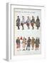 French Army Uniforms, World War One, 1914-null-Framed Giclee Print