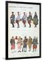 French Army Uniforms, World War One, 1914-null-Framed Giclee Print