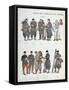 French Army Uniforms, World War One, 1914-null-Framed Stretched Canvas