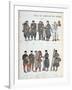 French Army Uniforms, World War One, 1914-null-Framed Giclee Print