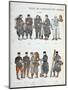 French Army Uniforms, World War One, 1914-null-Mounted Giclee Print