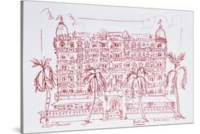 French Art Nouveau architecture of the Carlton Hotel, Cannes, France-Richard Lawrence-Stretched Canvas