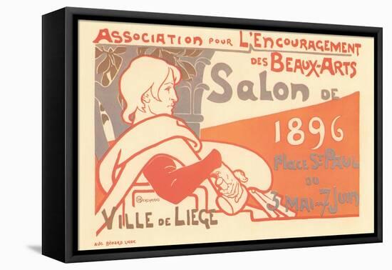 French Art Show Poster-null-Framed Stretched Canvas