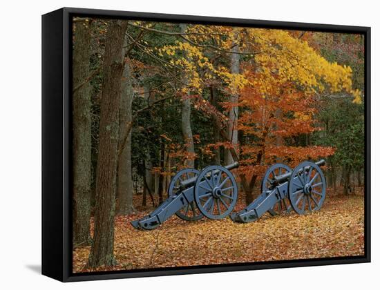 French Artillery, Colonial National Historic Park, Virginia, USA-Charles Gurche-Framed Stretched Canvas