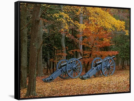 French Artillery, Colonial National Historic Park, Virginia, USA-Charles Gurche-Framed Stretched Canvas