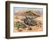 French Artillery Position, France, 1918-Henry Cheffer-Framed Giclee Print