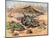 French Artillery Position, France, 1918-Henry Cheffer-Mounted Giclee Print