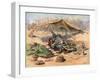 French Artillery Position, France, 1918-Henry Cheffer-Framed Giclee Print