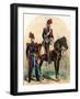 French Artillery Uniforms, 19th Century-null-Framed Giclee Print