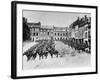 French Artillery with 75Mm Mortars Drawn Up in a Line During World War I-Robert Hunt-Framed Photographic Print