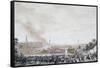 French Attack on City of Weimar, October 14, 1806-Benjamin Zix-Framed Stretched Canvas