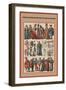 French Attire at the Turn of the XIV Century-Friedrich Hottenroth-Framed Art Print