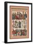 French Attire at the Turn of the XIV Century-Friedrich Hottenroth-Framed Art Print