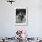 French Author Albert Camus Poised Standing on Lawn, Arms around His Twins Jean and Catherine-Loomis Dean-Framed Premium Photographic Print displayed on a wall