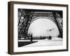 French Aviator Lieutenant Collot Successfully Flies His Biplane Beneath the Tour Eiffel-null-Framed Premium Photographic Print