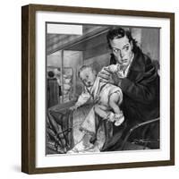 French Baby Stolen-Rino Ferrari-Framed Art Print