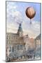 French Balloon Lift Off-null-Mounted Art Print