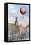 French Balloon Lift Off-null-Framed Stretched Canvas
